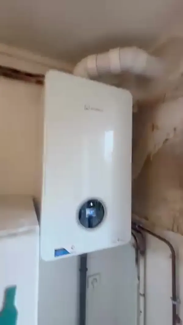 Installation d'une chaudière à gaz