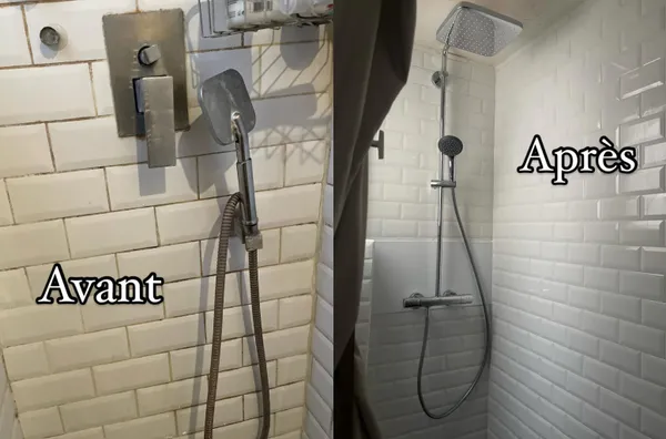 Création d'une douche