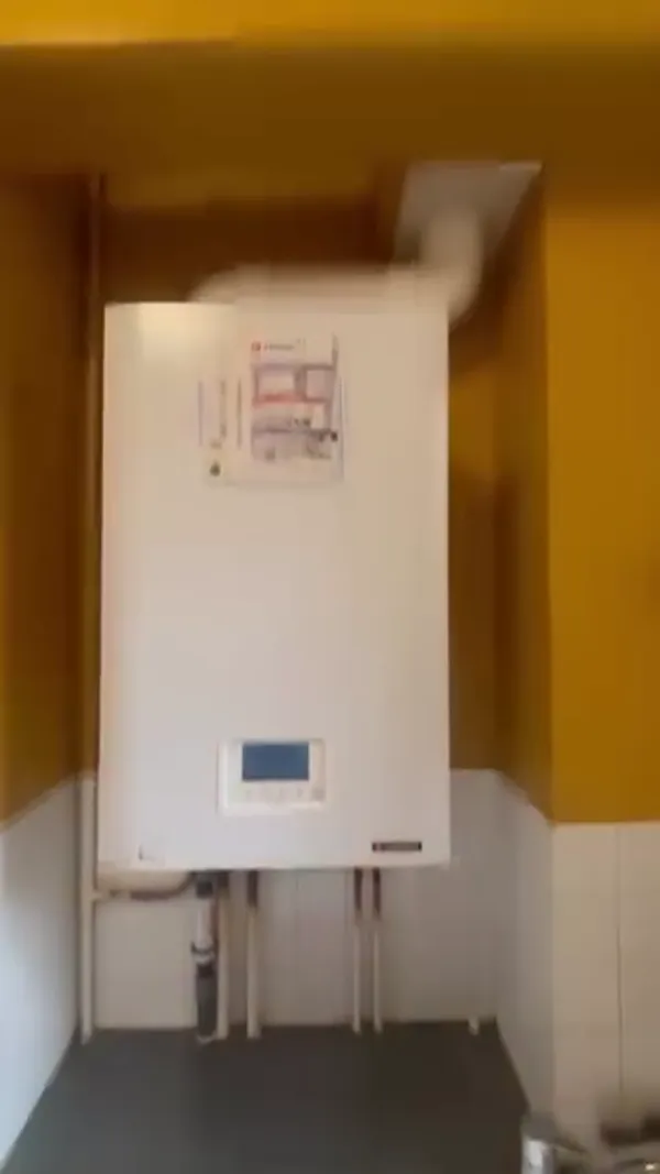 Installation de chaudière à gaz
